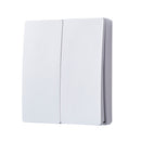 2 Gang Kinetic Push Flush Switch Matt White IP65