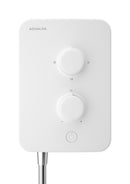 E1 Aqualisa Electric shower with Single Mode Handset 9.5kW White