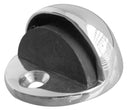 Oval Floor Mounted Door Stop - Polished Chrome