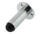 Projection Door Stop - Satin Chrome, 75mm
