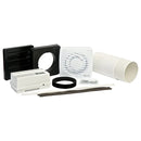 Xpelair 4" Axial 12V Low Voltage Bathroom Extractor Fan with Timer