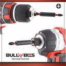 Bull Bits PH2 25mm Impact Duty Screwdriver Drill Driver Bits Set + Free Bit Holder S2 Steel