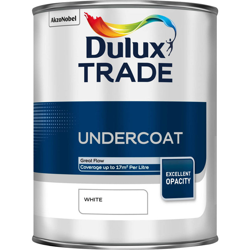 Dulux Trade Undercoat Paint White 1L