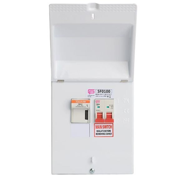 FuseBox 100A Fused Switch (inc. 63A, 80A, 100A gG Fuses)