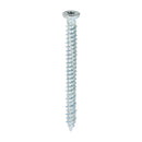 Concrete Screws - TX - Flat Countersunk - Zinc 7.5 x 80 - 100 Pieces