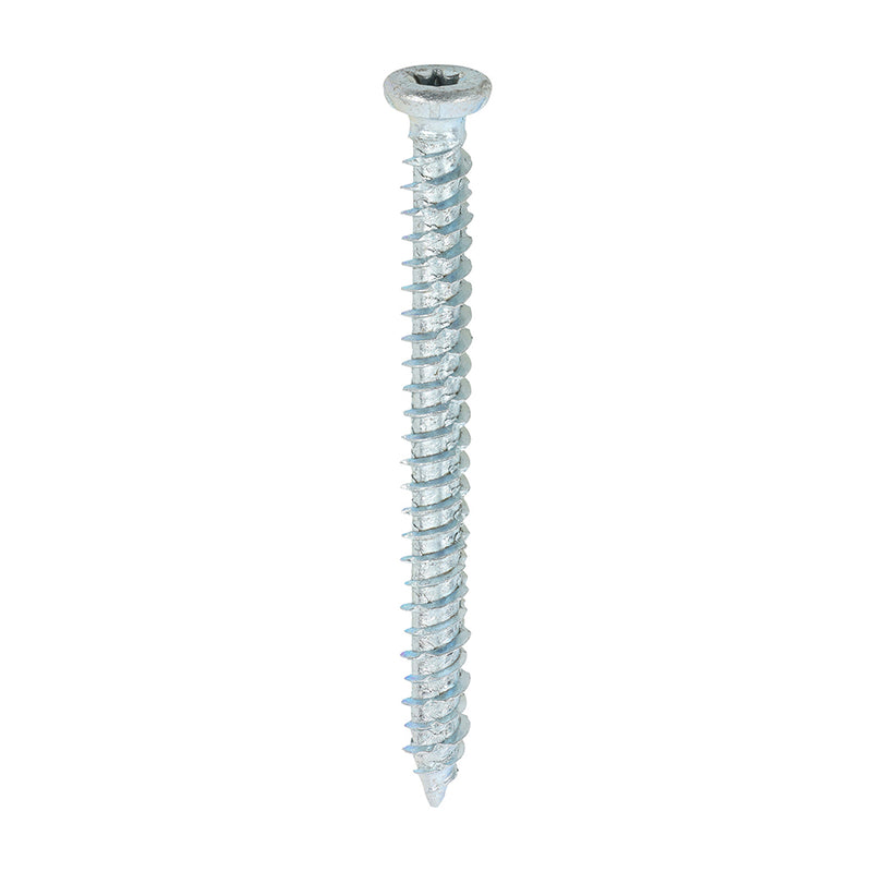 Concrete Screws - TX - Flat Countersunk - Zinc 7.5 x 100mm - 100 Pieces (Copy)