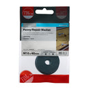 M10 x 40 Penny / Repair Washers - Zinc - Pack of 4