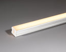 17x14 Surface White - 2 Metre - Opal Diffuser, End Caps & Mounting Brackets