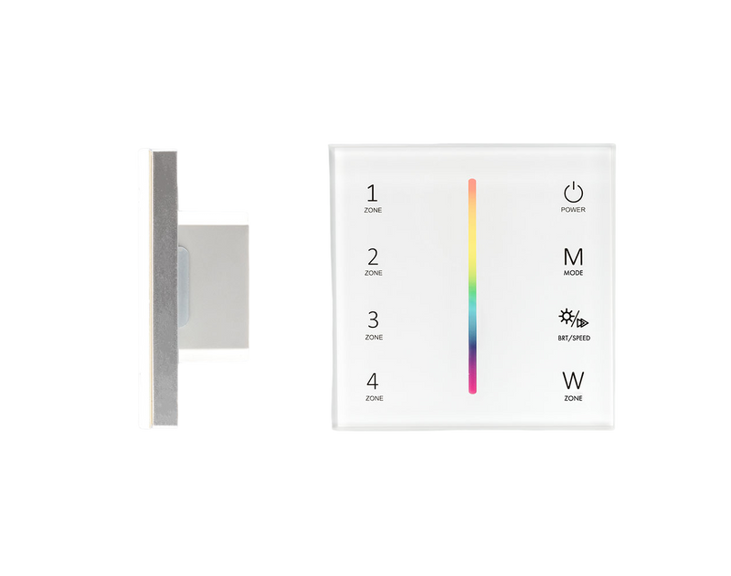 4 Zone - RGBW RF & DMX Wall Touch Controller