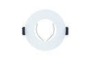 EVOFIRE FIRE RATED DOWNLIGHT 70MM CUTOUT IP65 WHITE ROUND +GU10 HOLDER