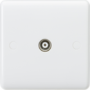 Curved Edge Coax TV Outlet (non-isolated)