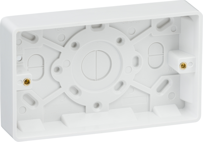 Double Surface 25mm Pattress Box