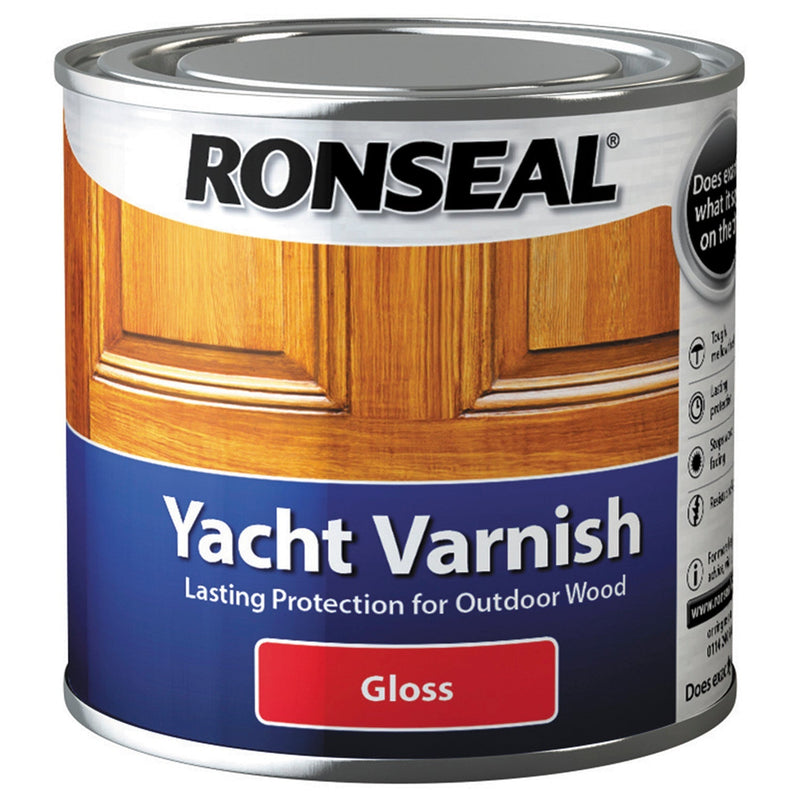 Ronseal Exterior Yacht Gloss Varnish - 2.5 Litre