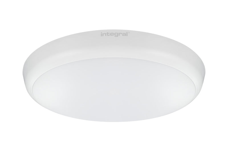 Slimline Ceiling/Wall Light Microwave Sensor 250mm 12W 4000K - 250mm Dia