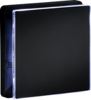 Black - 100mm/4" LED Backlit Extractor Fan with Overrun Timer