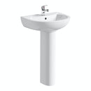 Standard 530mm Basin 1TH with Pedestal