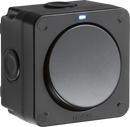 IP66 20AX 1G SP 2-way switch - Black