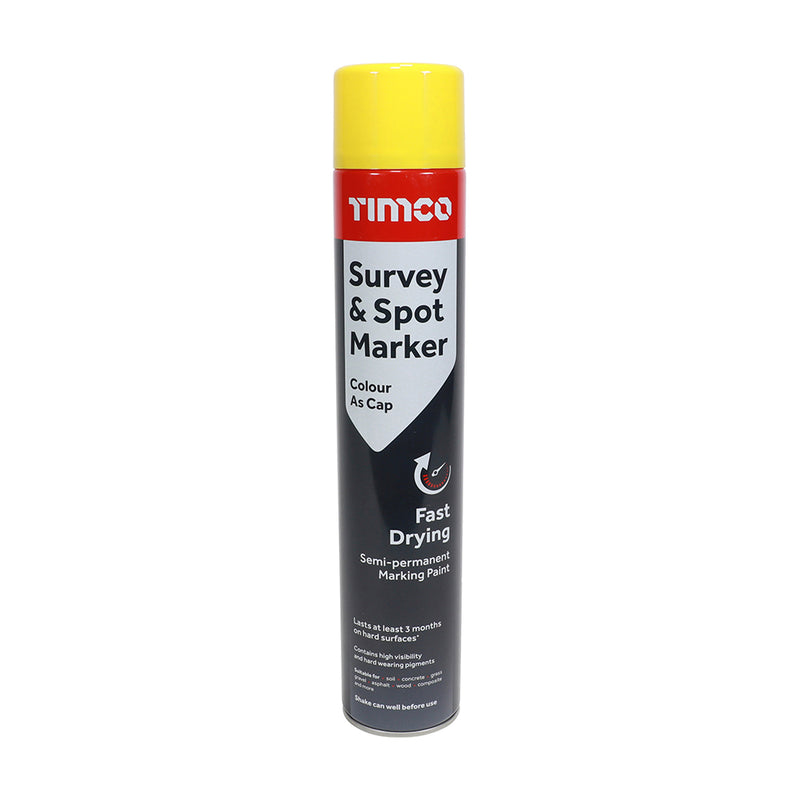 Survey & Spot Marker - Yellow 750ml