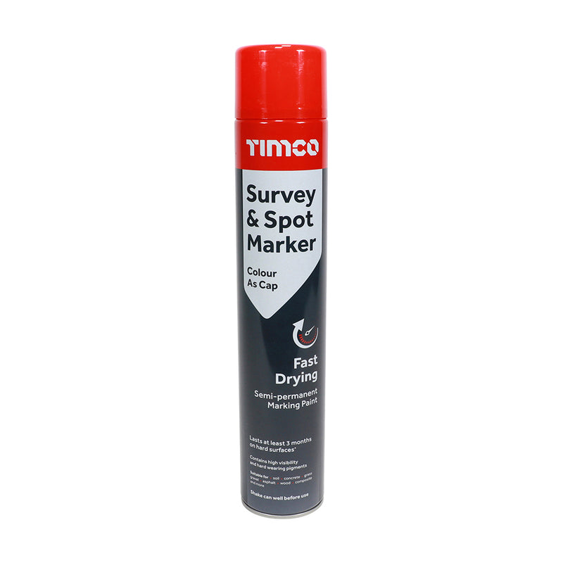 Survey & Spot Marker - Red 750ml