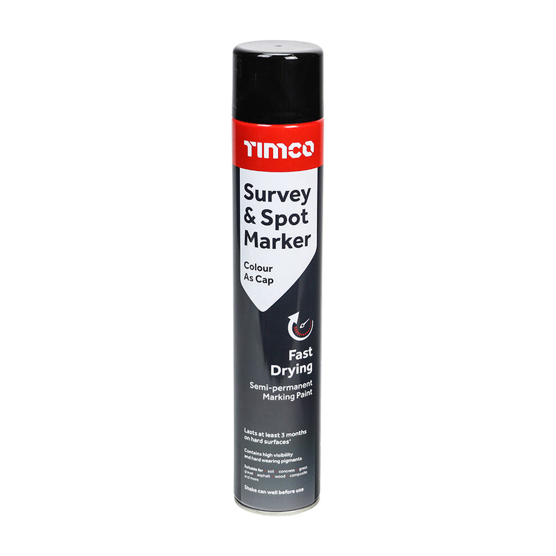 Survey & Spot Marker - Black 750ml