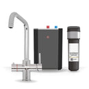 BREW MASTER 3-1 SQUARE Boiling Water Tap with Standard Boiling Water Tank and Deluxe Water Filter
