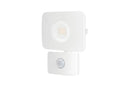 COMPACT TOUGH FLOODLIGHT WITH PIR OVERRIDE IP64 1800LM 20W 3000K 110B NON-DIMM 90LM/W - WHITE