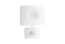 COMPACT TOUGH FLOODLIGHT WITH PIR OVERRIDE IP64 2700LM 30W 3000K 110B NON-DIMM 90LM/W - WHITE