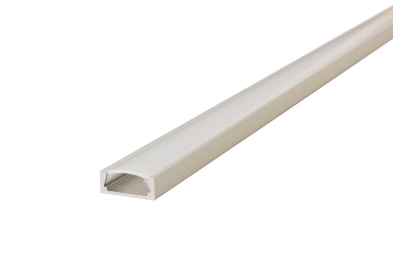 Profile Aluminum Surface Mount 2mtr Frosted Diffuser IP33