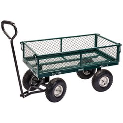 Steel Mesh Garden Trolley Cart - 200KG