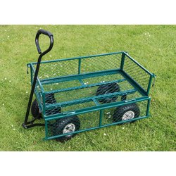 Steel Mesh Garden Trolley Cart - 200KG