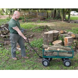 Steel Mesh Garden Trolley Cart - 200KG