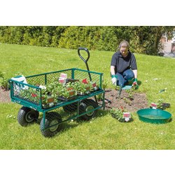 Steel Mesh Garden Trolley Cart - 200KG