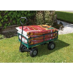 Steel Mesh Garden Trolley Cart - 200KG