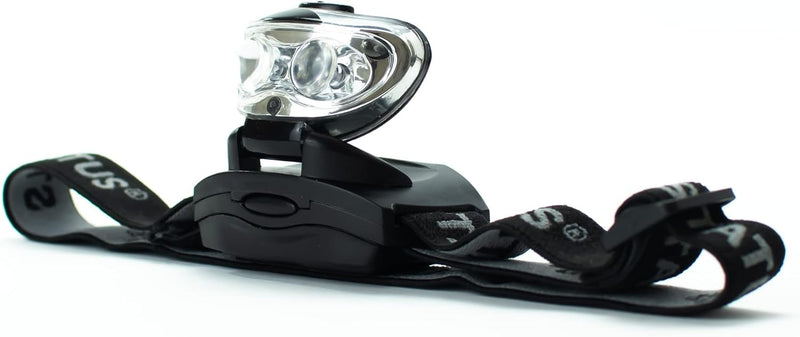 LED Head Lamp | Multi-Purpose Black Head Torch Running, Camping, Infrared and White Light