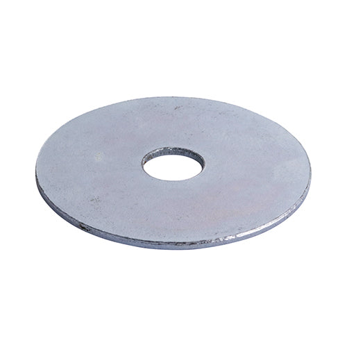 M10 x 40 Penny / Repair Washers - Zinc - Pack of 4
