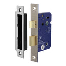 Bathroom Lock - Satin Nickel 78mm