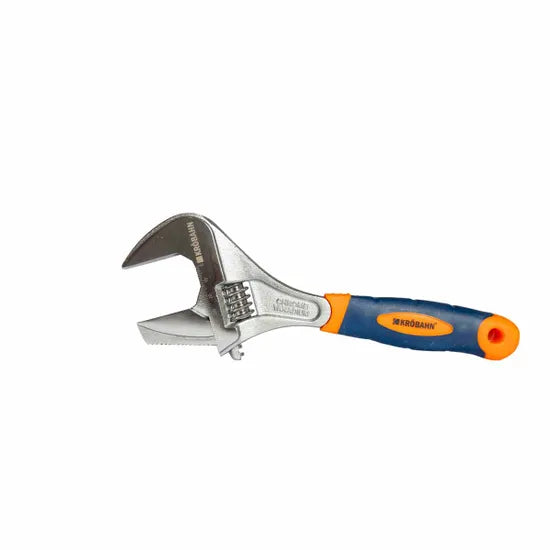 REVERSIBLE WIDE JAW ADJUSTABLE WRENCH - 10"