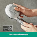 Hansgrohe Crometta 85 Eco Shower Handset - Chrome (85mm x 184mm)