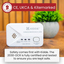 Kidde 2030-DCR Compact 10 Year Life Carbon Monoxide Alarm with AA batteries
