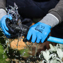 Waterproof Grip Gloves - Sandy Nitrile Foam Coated Polyester - Large