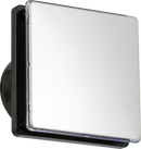 Polished Chrome - 100mm/4" LED Backlit Extractor Fan with Overrun Timer