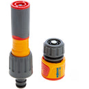 Hozelock 3 in 1 Watering Nozzle Hose Spray Rose Jet Cone & Connector