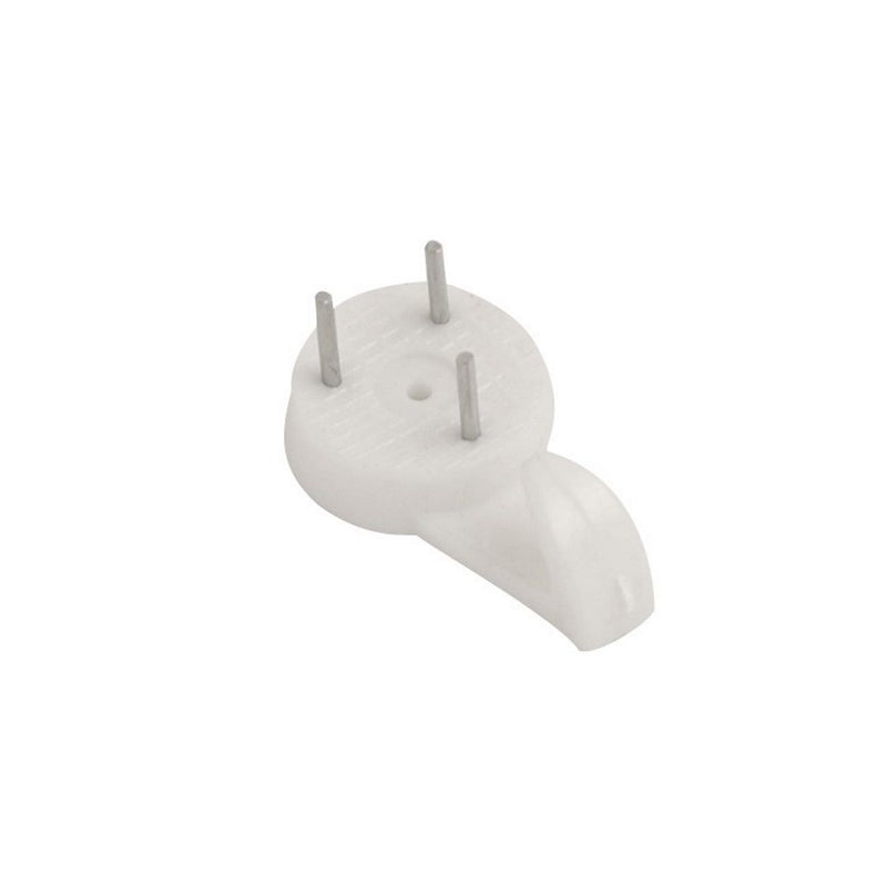 Hardwall Picture Hook - White 30mm (5 Pack)