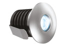 Midi 1W LED 350mA IP65 Marker Light Brushed Aluminium Blue