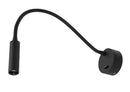Cygnet 2W Wall Mounted Adjustable Neck LED Reading Light Carbon Black 4000K