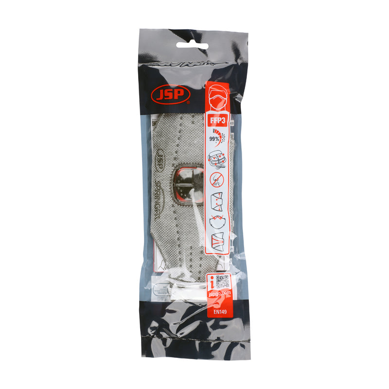 SpringFit™ FFP3 Fold Flat Mask with Typhoon Valve & Nuisance Carbon Layer