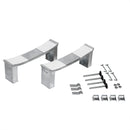 1500mm x 700mm 2TH Steel Enamel Bath With Legs