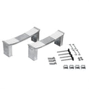 1700mm x 700mm 2TH Steel Enamel Bath With Legs