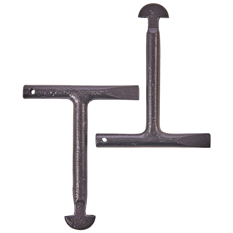 2 Piece T-handle manhole key set