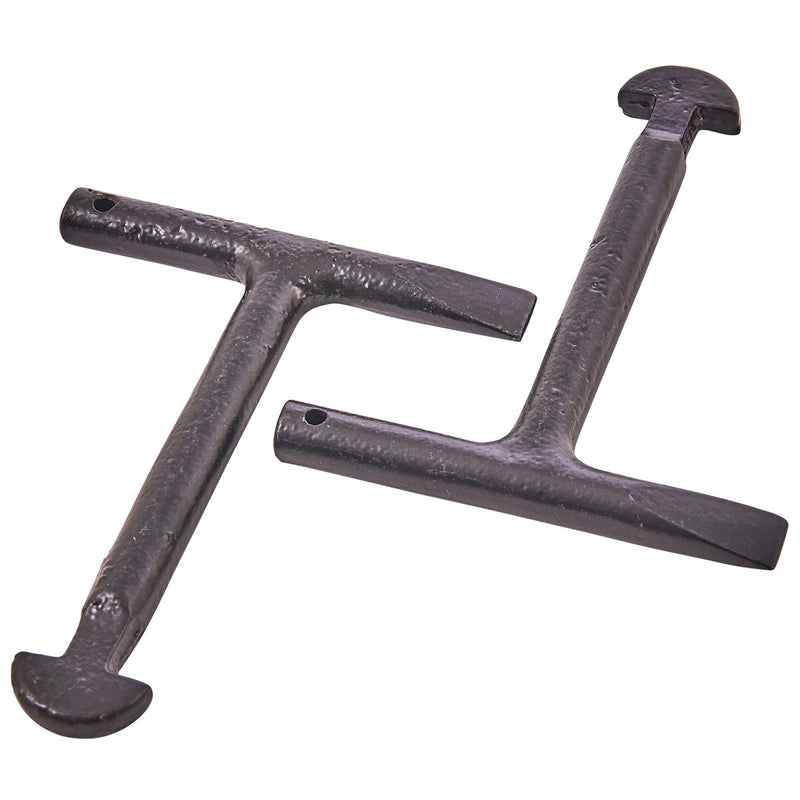 2 Piece T-handle manhole key set